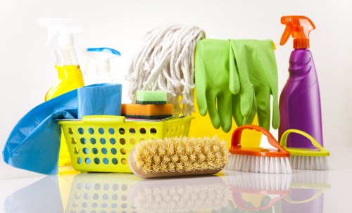 Airbnb cleaner preparing a guest-ready property in SW15