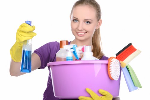 Commercial cleaning in a SW15 office building